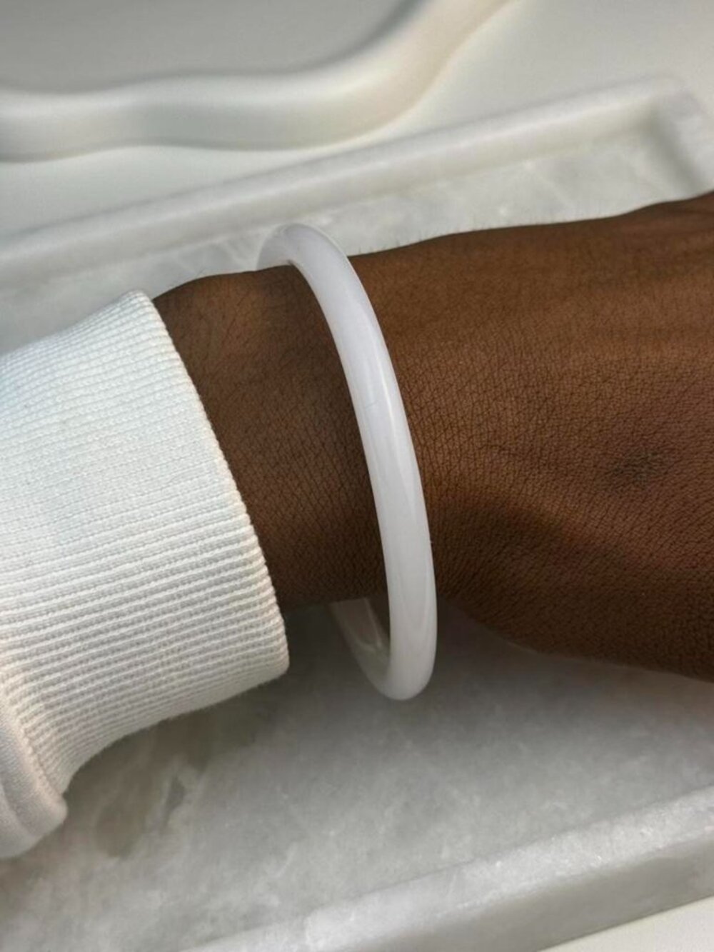 White jade Bracelet‎